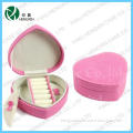 lovely pink heart-shape small Jewelry Case